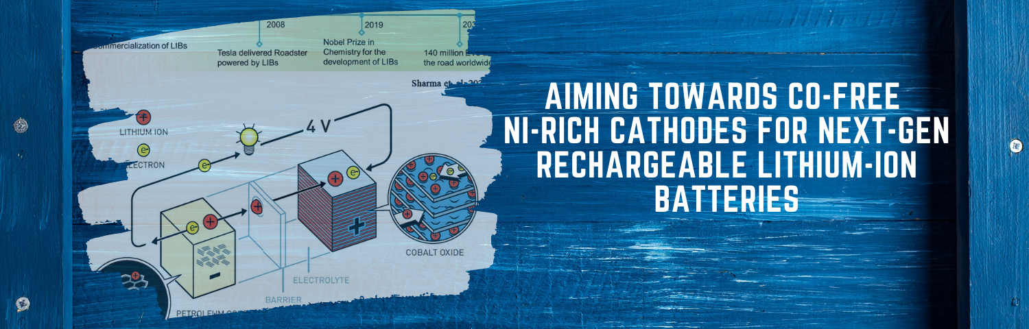 AIMING TOWARDS Co-FREE Ni-RICH CATHODES FOR NEXT-GEN RECHARGEABLE LITHIUM-ION BATTERIES